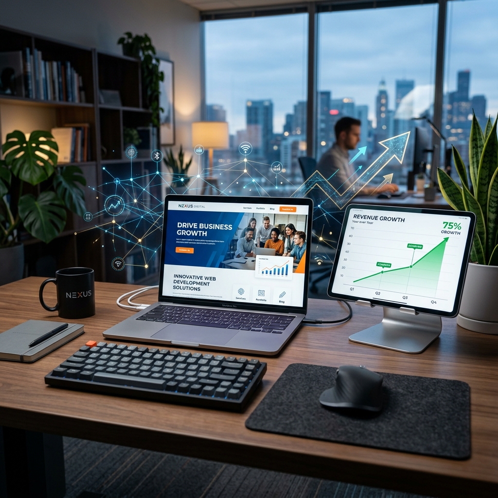 Professional web development services in the UK starting at £100 - Get your business website live in 48 hours with GetDigitell